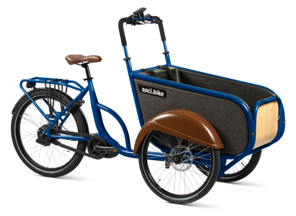 SociBike Compact RAL5002 Glans Bruine Elementen