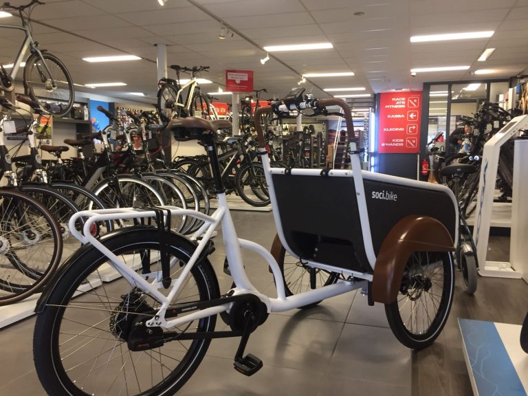 SociBike verkrijgbaar bij steeds meer fietsenwinkels
