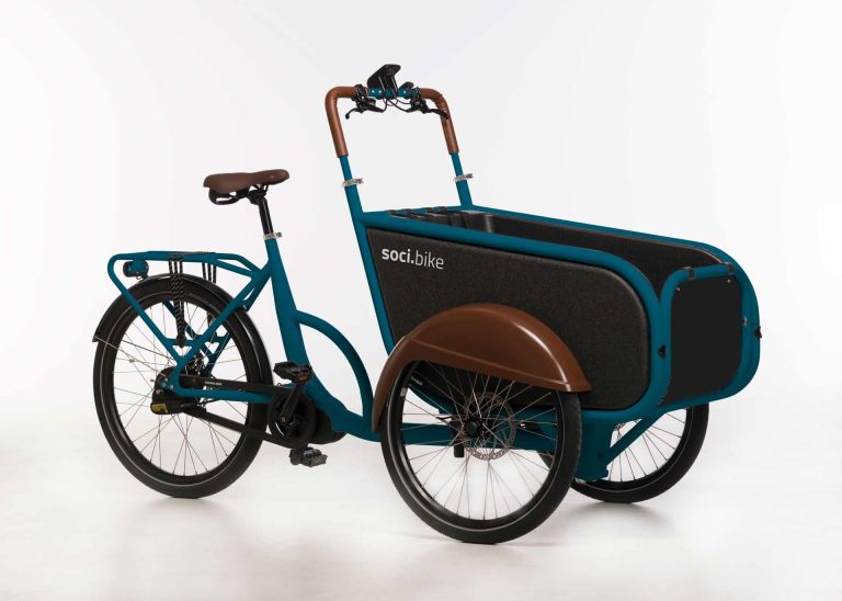 SociBike klepje tijdelijk in ander materiaal