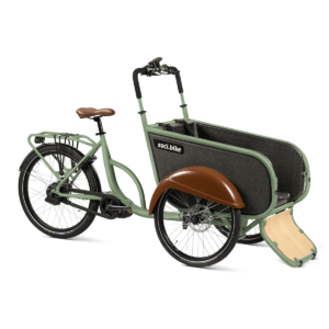 SociBike Compact bleekgroen klep open